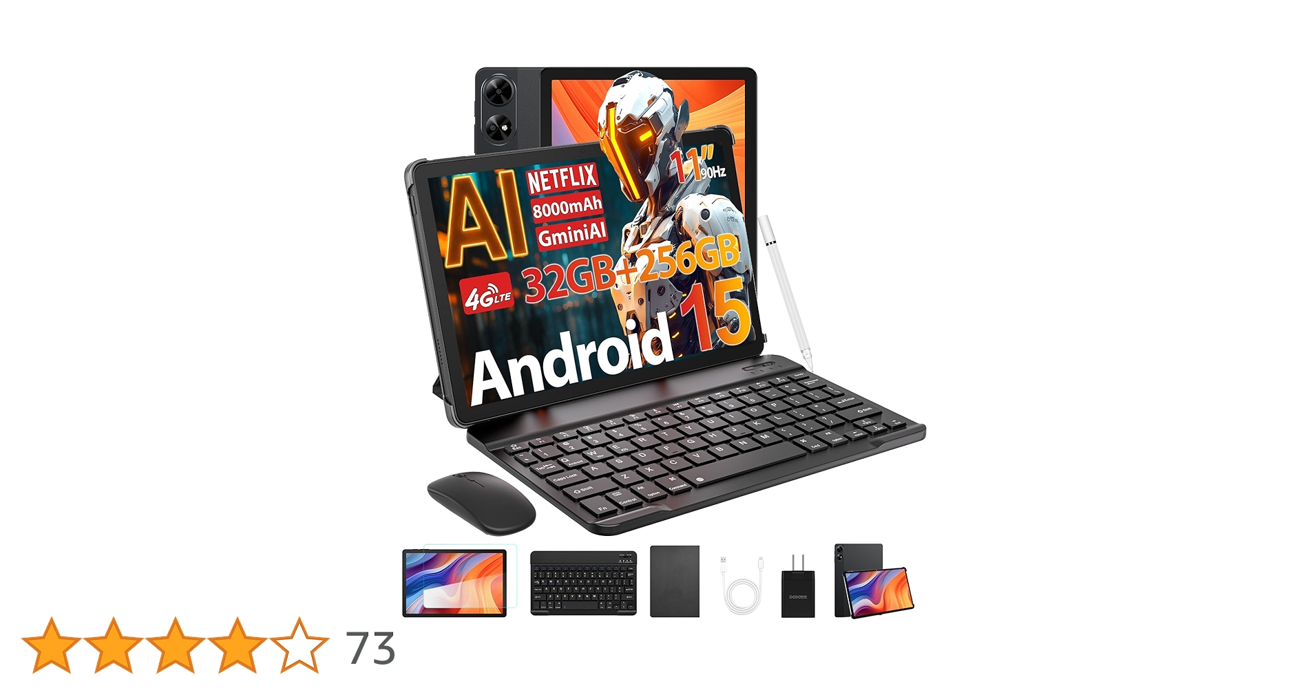 Android 15 AI タブレット 32GB+256GB +2TB拡張 11 Amazon.co.jp: 【Android 15 AI タブレット 初登場】DOOGEE G6+